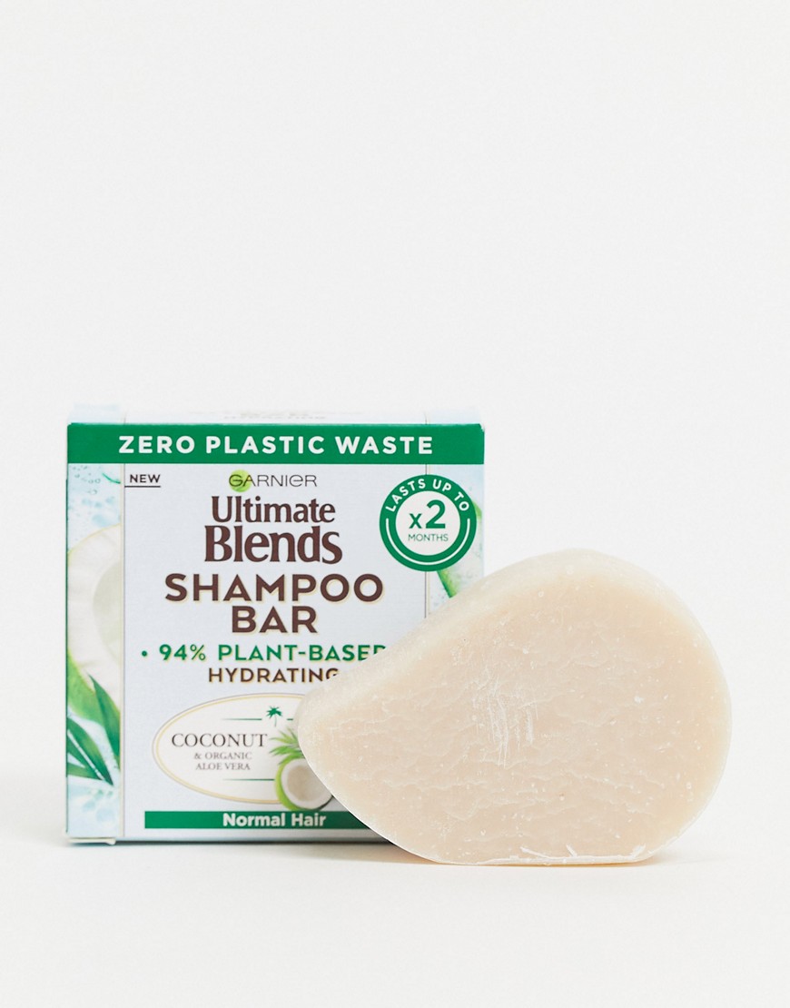 Garnier Ultimate Blends Coconut Hydrating Shampoo Bar with Aloe Vera for Normal Hair 60g-No colour
