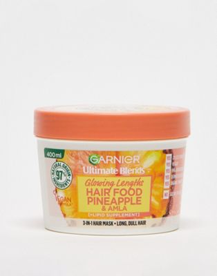 Garnier Ultimate Blends Glowing Lengths Hair Food Pineapple & Amla 3-in-1 Hair Mask Treatment 400ml