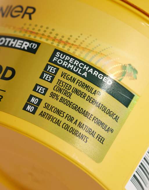 Garnier - Ultimate Blends - Haarvoeding met banaan - 3-in-1 haarmaskerbehandeling voor droog haar: 400ml, 3 van 4