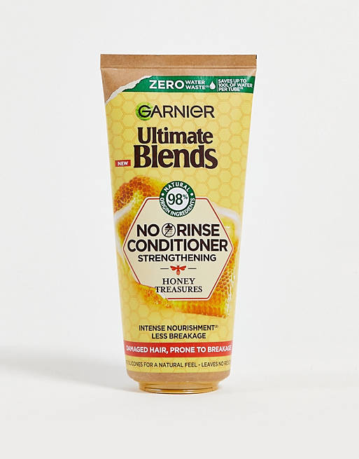 Garnier – Ultimate Blends Honey Treasures – Stärkande Leave in-balsam för skadat hår, 200ml