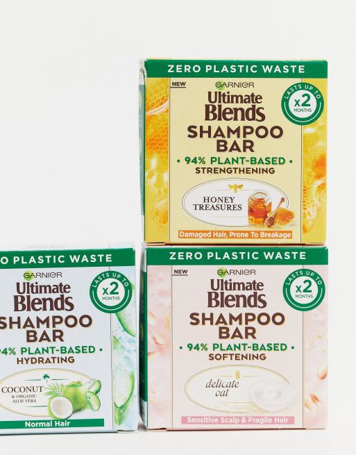 Garnier – Ultimate Blends Honey Treasures – Stärkende Shampooseife für geschädigtes Haar, 60 g, 4 von 4