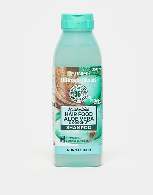 Garnier Ultimate Blends Moisturising Hair Food Aloe Vera Shampoo for Normal Hair 350ml
