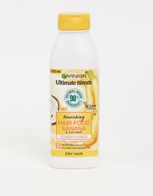Garnier – Ultimate Blends Nourishing Hair Food – Banana – Conditioner für trockenes Haar, 350ml-No colour