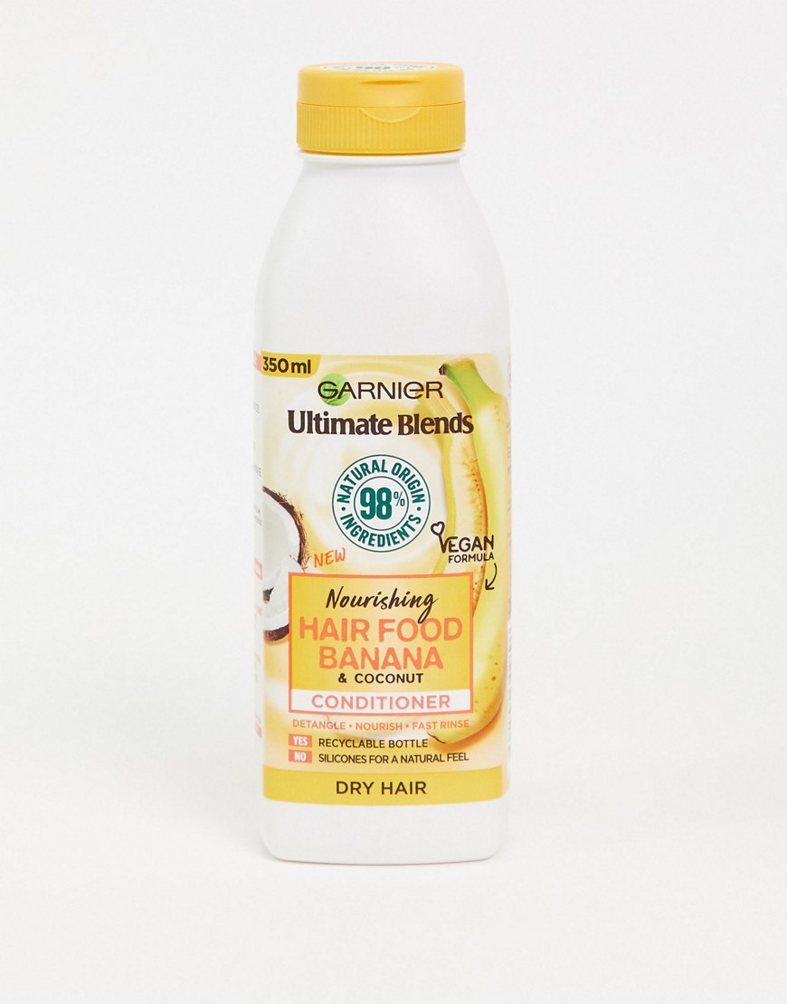 Garnier - Ultimate Blends - Nourishing Hair Food - Bananen - Conditioner voor door haar, 350 ml-Zonder kleur