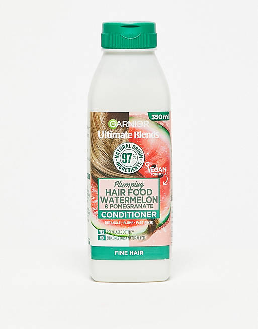 Garnier - Ultimate Blends Plumping Hair Food Watermelon balsam til fint hår - 350ml