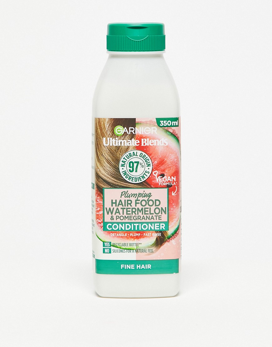 Garnier Ultimate Blends Plumping Hair Food Watermelon Conditioner for Fine Hair 350ml-No colour