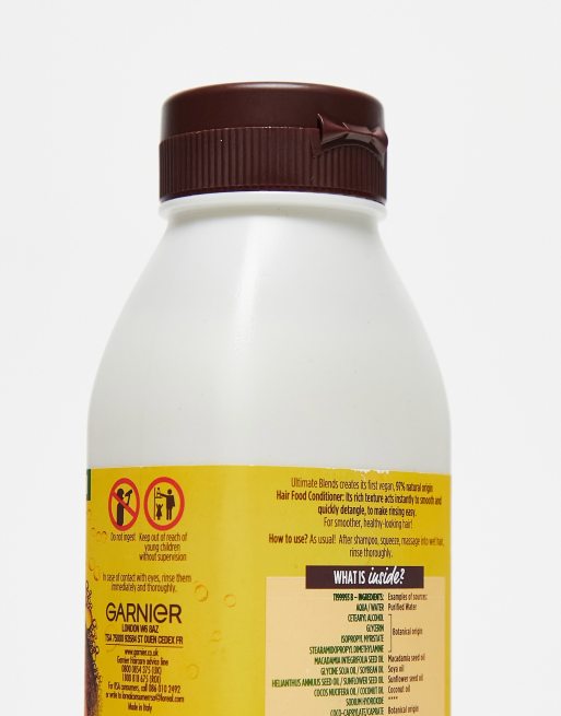 Garnier - Ultimate Blends Smoothing Hair Food Coconut balsam til kruset hår 350 ml, 2 af 4
