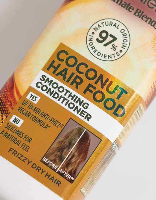 Garnier – Ultimate Blends Smoothing Hair Food Coconut – Conditioner für unbändiges Haar, 350 ml, 4 von 4