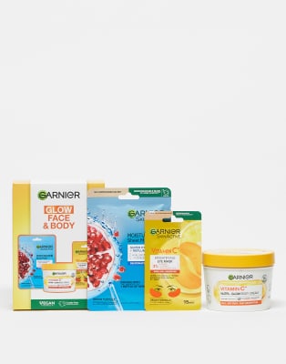 Garnier - Ultimate Face and Body Trio Giftset - Dreiteiliges Geschenkset für Gesichts- und Körperpflege-Keine Farbe