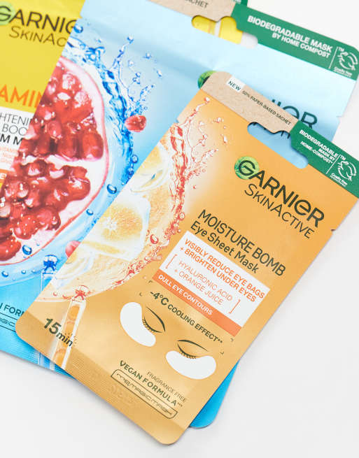 Garnier – Ultimate Face & Eye Mask Trio – Gåvoset med tre hudvårdsprodukter, 3 av 4