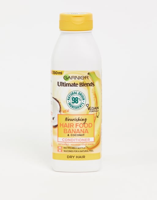 Garnier - Ultimate Nourishing ​​​​​​​Hair Food Banana - Après-shampooing nourrissant pour cheveux secs, 350 ml