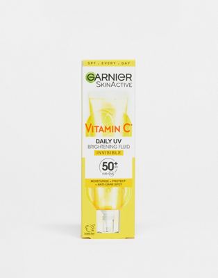 Garnier Vitamin C Daily UV, Invisible Brightening Fluid, SPF50, 40ml