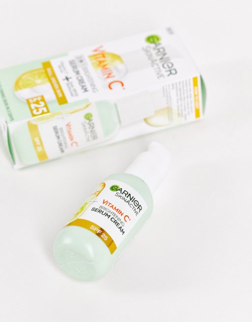 Garnier Vitamin C Serum Cream Serum Med Solskyddsfaktor Spf25 50ml Asos