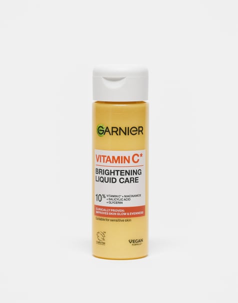 Garnier - Vitamin C - Tónico líquido iluminador con glicerina, niacinamida, vitamina C y ácido salicílico al 10% de 120 ml - view 1