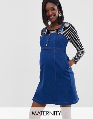 denim pinny dress