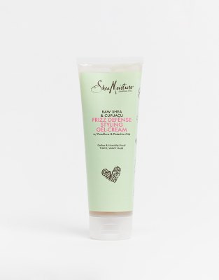 фото Гель-крем для укладки волос с маслом ши и купуасу shea moisture frizz defense-бесцветный