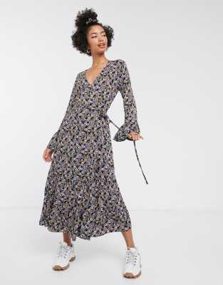 gestuz elsie wrap dress