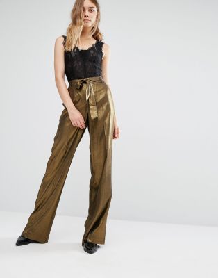 gold lame tracksuit