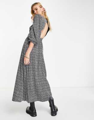 Gestuz - Ila - Robe mi-longue imprimée - Multicolore