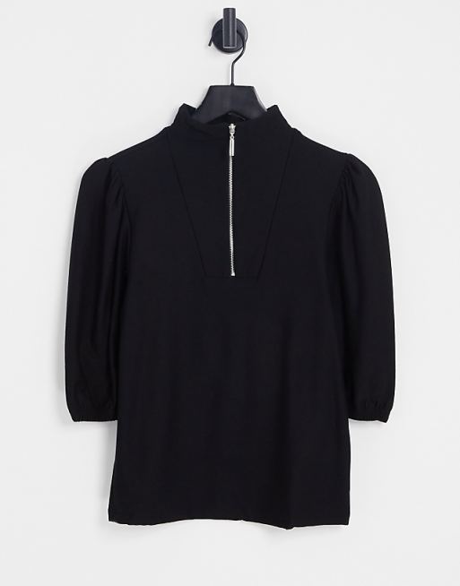 Rifa Short Sleeve Dress in Black Rifa Short Sleeve Dress in Black