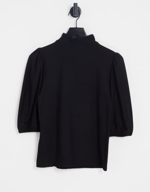 Rifa Short Sleeve Dress in Black