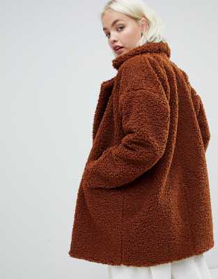 asos bear coat