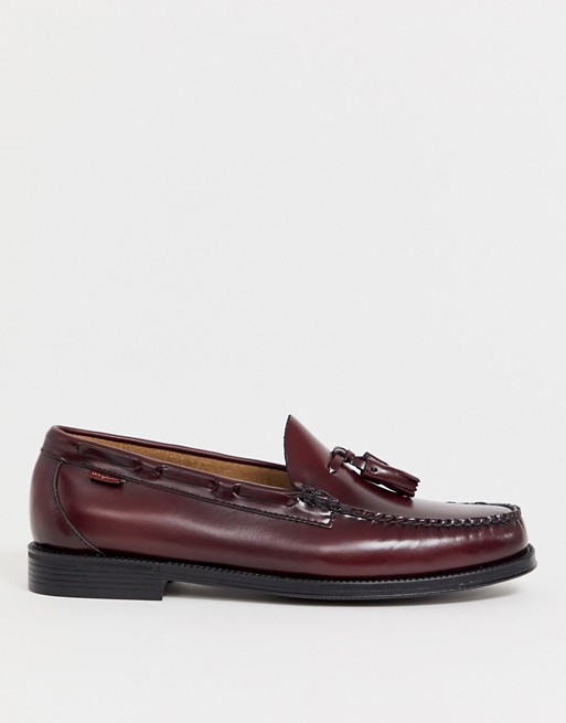 G.H. Bass & Co. Easy Weejuns Larkin tassel loafer in burgundy leather