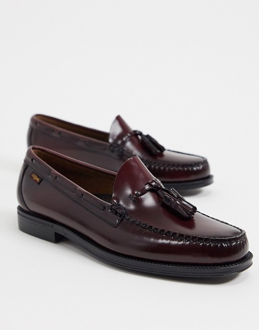 G.H. Bass & Co. Easy Weejuns Larkin tassel loafer in burgundy leather