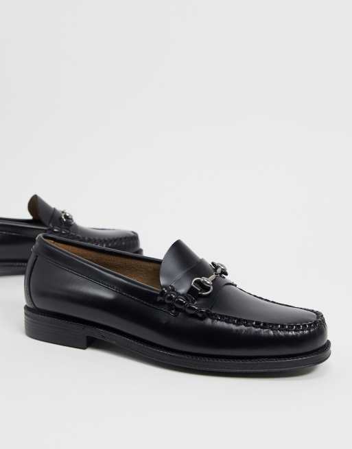 G H Bass Co Easy Weejuns Lincoln Leather Loafers In Black Evesham Nj