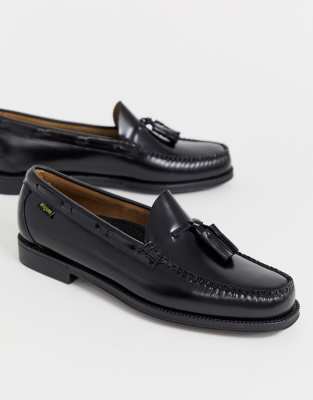 gh bass black loafers