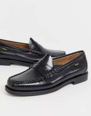 weejuns larson penny loafers black leather