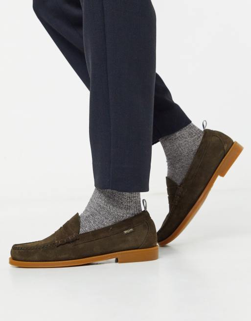 Bass weejuns sale suede loafers