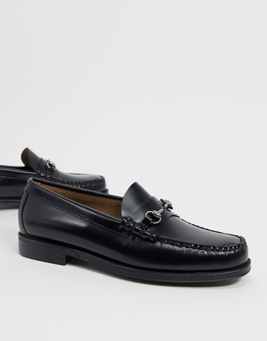 G.H. Bass & Co. Easy Weejuns Lincoln - Sorte læderloafers