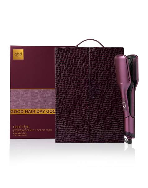ghd Duet Style Hot Air Styler in Cherry With Sleek Talker & Paddle Brush - Limited Edition - view 1