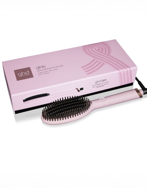 ghd Glide Charity Limited Edition Hot Brush in Pink Sorbet - view 1