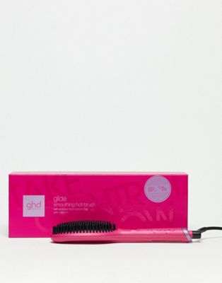 ghd Glide Limited Edition Smoothing Hot Brush - Orchid Pink