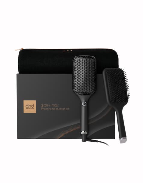 ghd Glide+ Max Hot Brush Festive Gift Set - Black - view 1