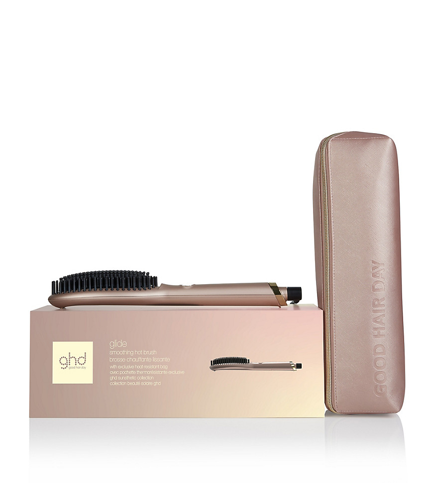 ghd Glide Smoothing Hot Brush in Sun-Kissed Bronze-Gold
