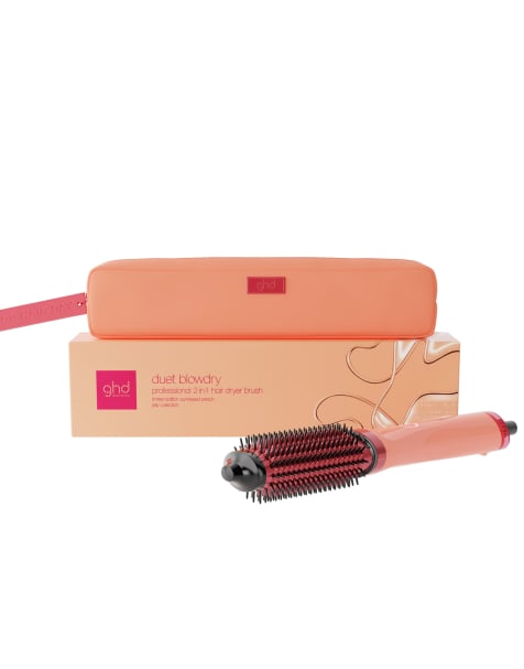 ghd Limited Edition Duet Blowdry Hair Dryer Brush- Sun Kissed Peach - view 1