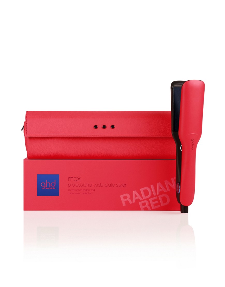 ghd Max Limited Edition Wide Plate Hair Straightener - Radiant Red