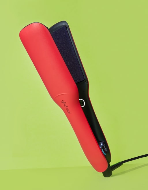 ghd Max Limited Edition Wide Plate Hair Straightener Radiant Red ASOS