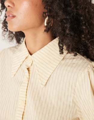 Ghospell Ghopsell Cinched Cotton Shirt
