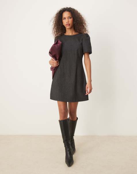 Ghospell fitted mini dress in black