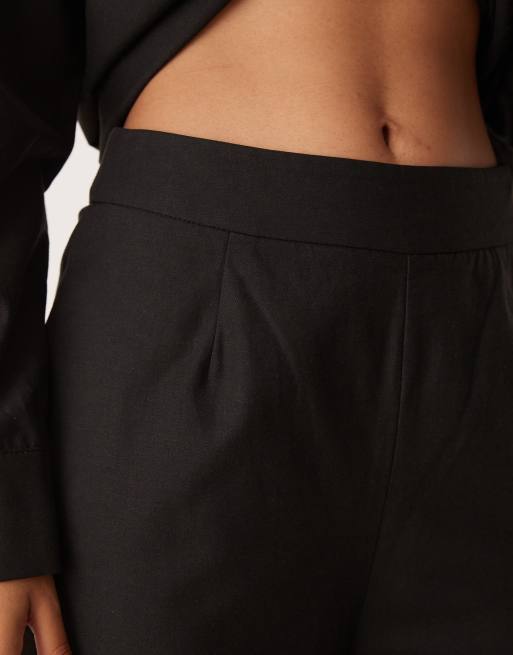 Ghospell Georgie fringed pants in black (Part of a set), 5 of 5
