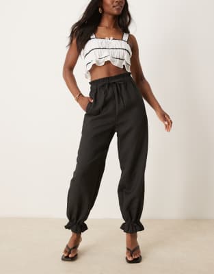 Ghospell Relaxed Pants In Black