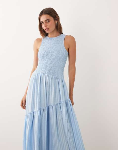 Blue Midi Dresses | Royal & Light Blue | ASOS