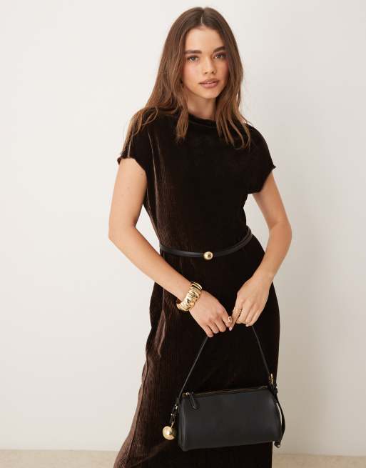 princess polly baby blue dress Who wore the chocolate brown velvet dress better?