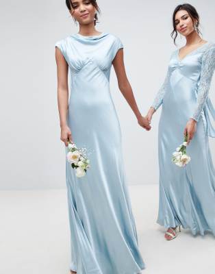  Ghost  bridesmaid  maxi dress  with cowl neck ASOS 