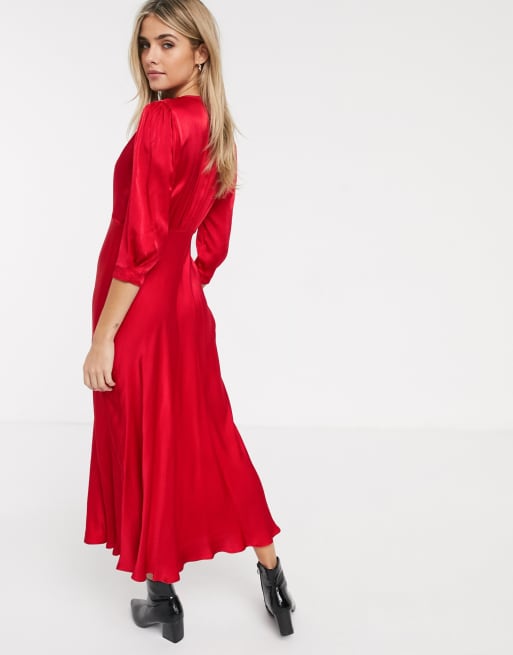 Ghost cheap red dress