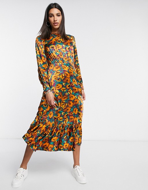 Ghost London midaxi dress in floral print